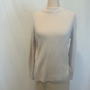 Lululemon Beige cable sweater size 2